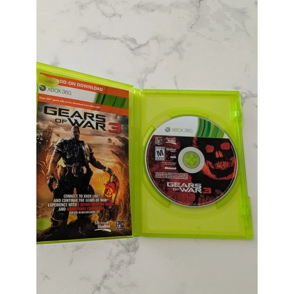 Gears of War 3 Xbox 360 Complete CIB Tested Working